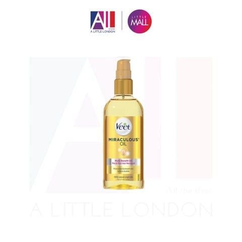 [Thanh Lý] Dầu làm sạch và dưỡng da sau Wax lông Veet miraculous oil 100ml Mất Nhãn (Bill Anh)