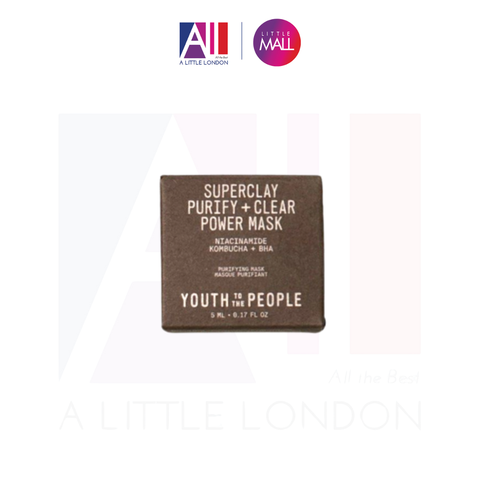 Mặt nạ đất sét sạch sâu Youth To The People Superclay Purify + Clear Power Mask 5ml (Bill Anh)
