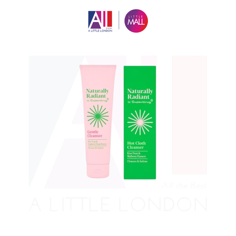Tẩy trang khăn nóng Superdrug Naturally Radiant Brightening Hot Cloth Cleanser 150ml (Bill Anh)