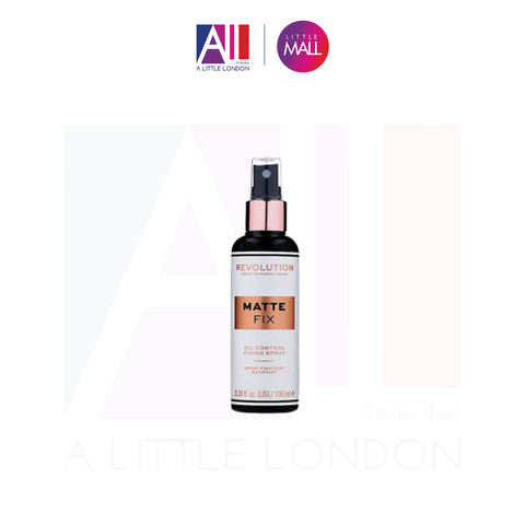 [THANH LÝ] Xịt cố định lớp Trang điểm và kiềm dầu Revolution matte fix oil control fixing spray 100ml mất vỏ (Bill Anh)
