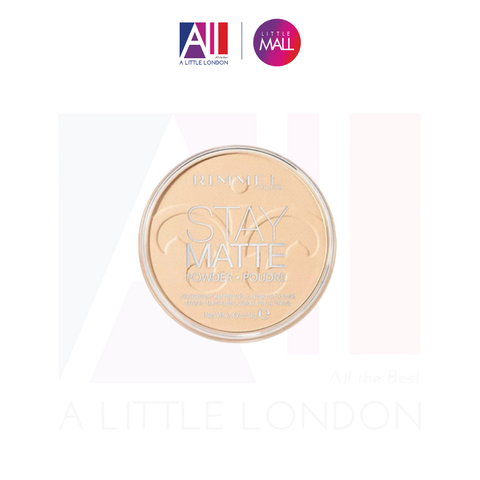 Phấn phủ không màu Rimmel Stay Matte Powder 14g - Transparent (Bill Anh)