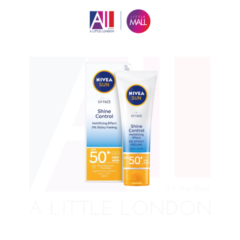 Kem chống nắng Nivea Sun Shine Control + 0% Sticky Feeling SPF50 50ml (Bill Anh)