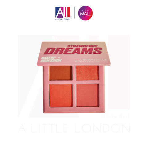 Bảng phấn má Revolution Blush Palette Makeup Strawb Dreams (Bill Anh)
