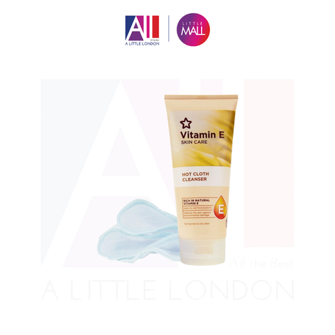 Tẩy trang khăn nóng Superdrug Vitamin E Skin Care Hot Cloth Cleanser 200ml (Bill Anh)