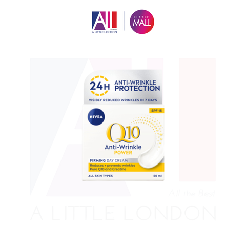 Kem dưỡng ngày nâng cơ, chống lão hoá NIVEA Q10 Power Anti-Wrinkle + Firming Day Cream SPF 15 50ml (Bill Anh)