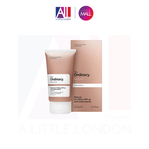 Kem chống nắng The Ordinary Suncare Mineral UV Filters SPF30 With Antioxidants Suncreen 50ml (Bill Anh)