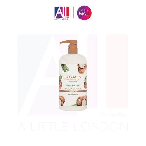 Dưỡng thể toàn thân Superdrug Extracts Shea Butter Body Cream 1000ml (Bill Anh)