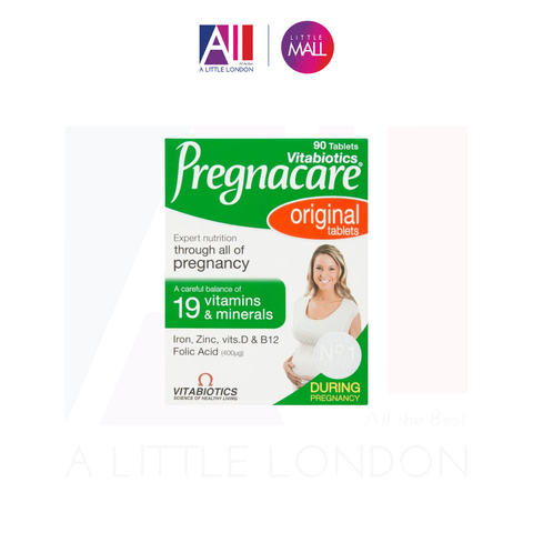 Bổ sung Vitamin khi mang thai Vitabiotics Pregnacare Original - 90 viên (Bill Anh)