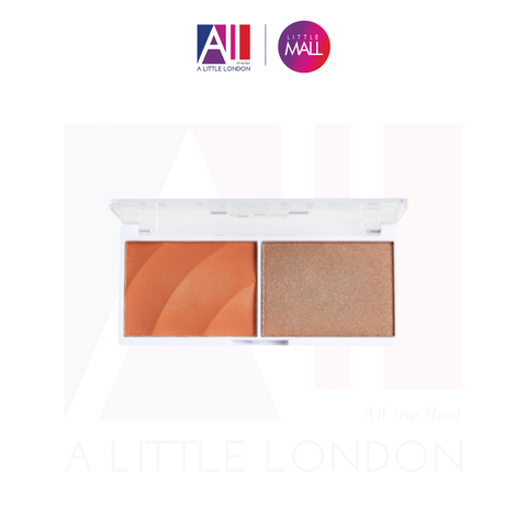 Phấn má và bắt sáng Revolution Colour Play Blushed Duo  - Queen (Bill Anh)