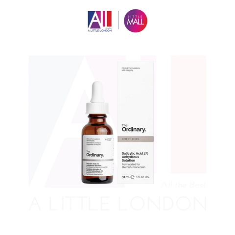 [KHÔNG VỎ] Tinh chất dưỡng The Ordinary Salicylic Acid 2% Anhydrous Solution 30ml (Bill Anh)