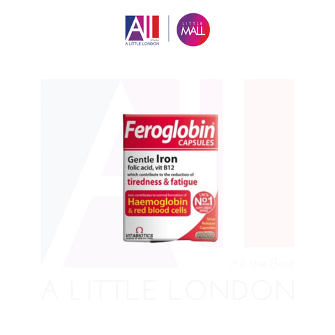 30 Viên bổ sung sắt Vitabiotics Feroglobin Gentle Iron (Bill Anh)