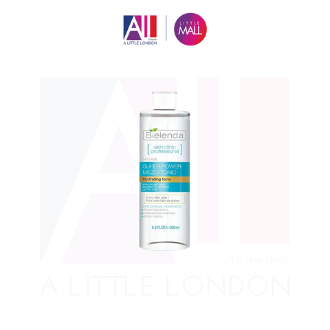 Nước hoa hồng Bielenda Anti Age Super Power Mezo Moisturizing Tonic 200ml (Bill Anh)