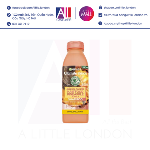 [CẬN DATE] Dầu gội Garnier Hair Food Pineapple &Amla Shampoo 350ml T4.27(Bill Anh)