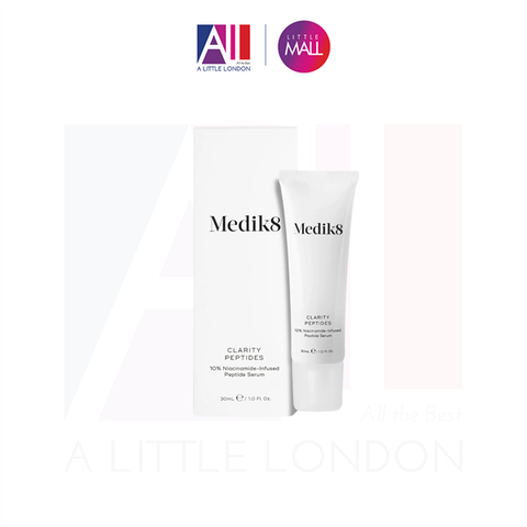 [KHÔNG VỎ] Tinh chất Medik8 Clarity Peptides 10% Niacinamide Infused Peptide Serum 30ml (Bill Anh)