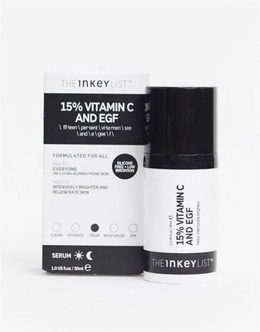 [RÁCH VỎ] Tinh chất The INKEY LIST 15% Vitamin C And EGF 30ml (Bill Anh)