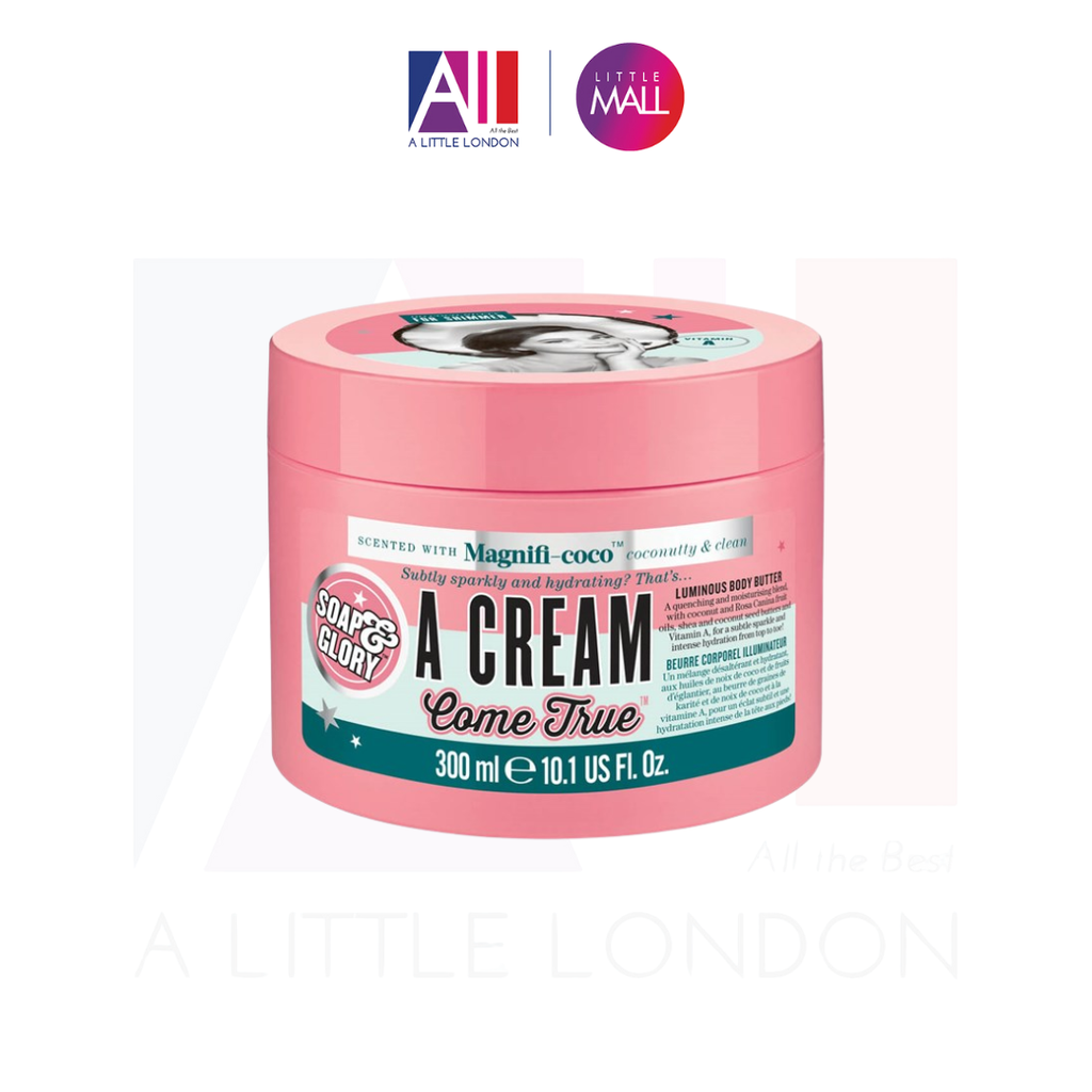 Dưỡng thể Soap & Glory A Cream Come True 300ml (Bill Anh)