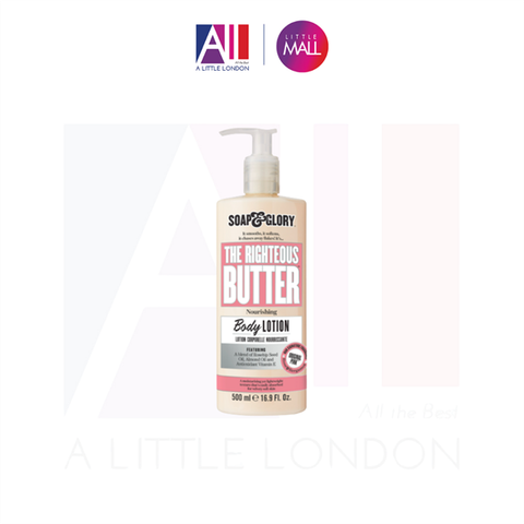 [ĐỔ ÍT] Dưỡng thể Soap & Glory The Righteous Butter Nourishing Body Lotion 500ml (Bill Anh)