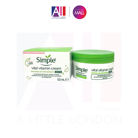 [RÁCH VỎ] Kem dưỡng đêm Simple Vital Vitamin Night Cream 50ml (Bill Anh)