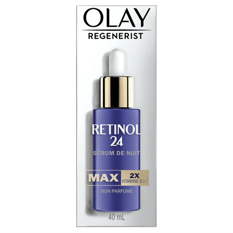 [CẬN DATE] Tinh chất đêm chống lão hoá mạnh Olay Regenerist Retinol 24 Night Max + 40% Serum 40ml T9.27(Bill Anh)
