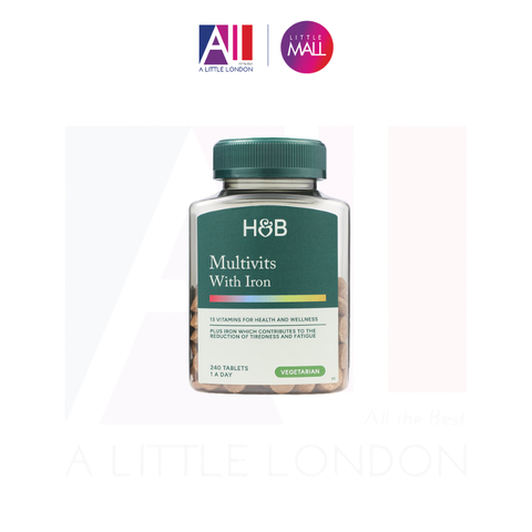 240 viên bổ sung vitamin Holland & Barrett Radiance Multivitamins With Iron (Bill Anh)