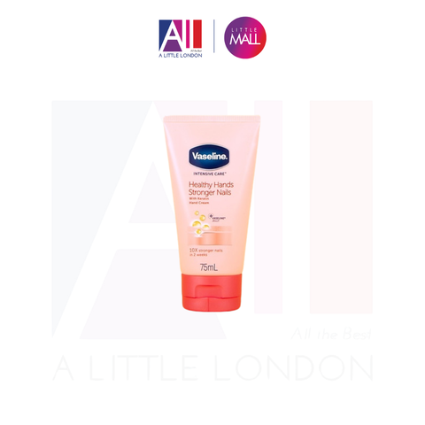 Kem dưỡng tay và móng Vaseline Intensive Care Healthy Hand Stronger Nails Hand Cream 75ml (Bill Anh)