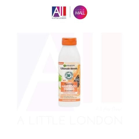 [CẬN DATE] Dầu xả phục hồi tóc hư tổn Garnier Hair Food Papaya & Coconut Conditioner 350ml T3/2026(Bill Anh)
