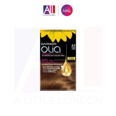 [RÁCH VỎ] Thuốc nhuộm tóc Garnier Olia Permanent Hair Colour 6.3 Golden Light Brown (Bill Anh)