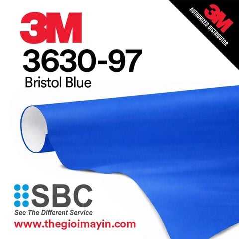 Decal 3M 3630-97 Bristol Blue (Xanh dương)