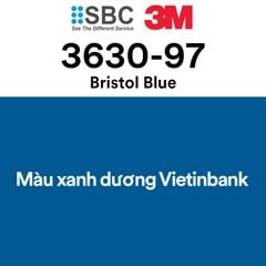 màu xanh dương đậm logo vietinbank decal 3m 3630 97