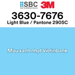 màu xanh nhạt logo vietinbank decal 3m 3630 7676
