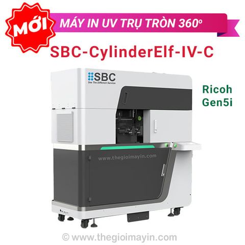 Máy in UV Trụ Tròn SBC Cylinder IV – In bình giữ nhiệt, ly thủy tinh, chai lọ 360°