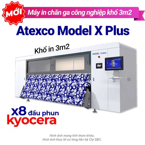 Máy in chuyển nhiệt 3m2 Atexco Model X Plus
