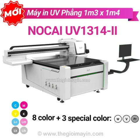 Máy in UV phẳng Nocai UV1314-II