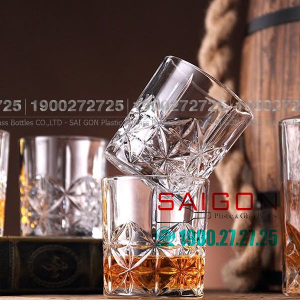 Ly Thủy Tinh WHG Whisky Rock Glass 350ml | WHG6007 , Thủy Tinh Cao Cấp