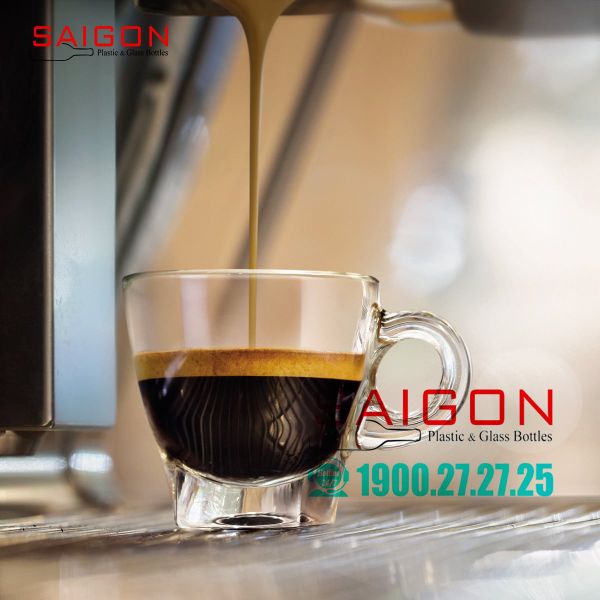 Ly Thủy Tinh Ocean Caffe Espresso 70ml | Ocean P02442 , Nhập Khẩu Thái Lan