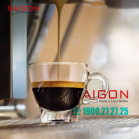 Ly Thủy Tinh Ocean Caffe Espresso 70ml | Ocean P02442 , Nhập Khẩu Thái Lan