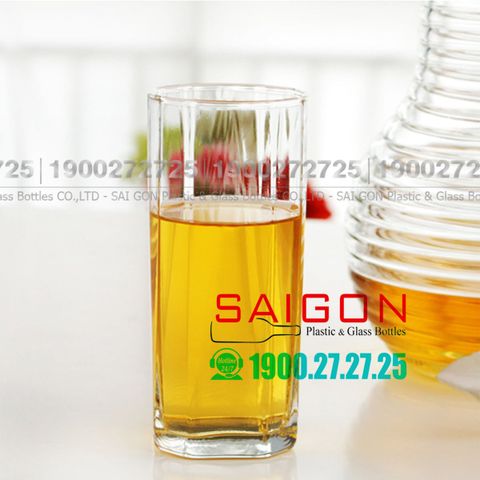 Ly Thủy Tinh Ocean Pyramid Long Drink 380ml | Ocean B02313 , Nhập Khẩu Thái Lan