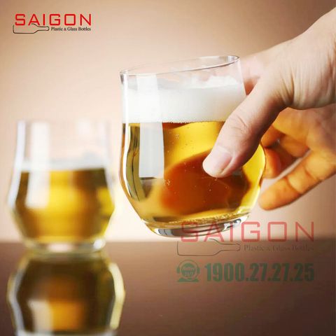 Ly Thủy Tinh Deli Lexinton Rock 370ml | Deli DCS3018-1 , Thủy Tinh Cao Cấp