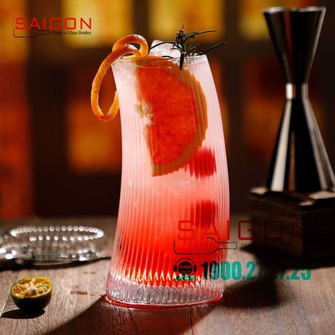 Ly Thủy Tinh INS Strip Bravura Highball Glass 510ml | INS.21133 , Thủy Tinh Cao Cấp