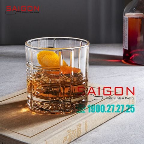 Ly Thủy Tinh Ocean Traze FTR Double Rock 350ml | Ocean P03663 , Nhập Khẩu Thái Lan