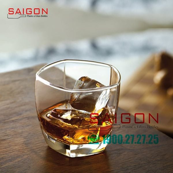 Ly Thủy Tinh Ocean Sensation Double Rock 285ml | Ocean B21610, Nhập Khẩu Thái Lan