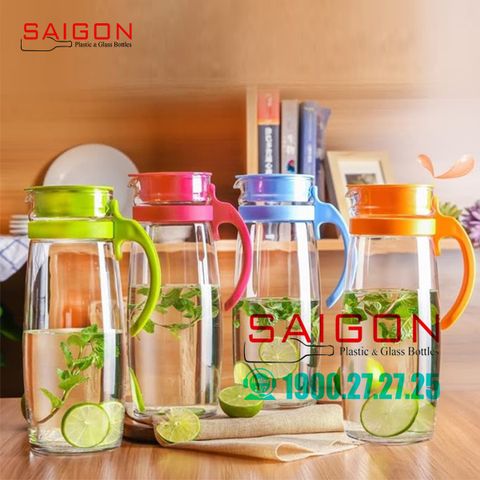 Bình Nước Thủy Tinh Ocean Divano Pitcher 1660ml | Ocean V20558G , Nhập Khẩu Thái Lan