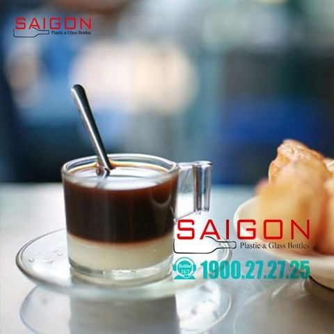 Bộ Tách Thủy Tinh Lucky Glassic Cup 82ml | LG-304903.754 , Nhập Khẩu Thái Lan