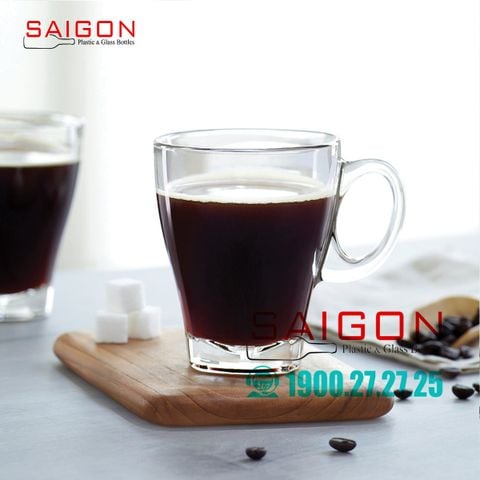 Ly Thủy Tinh Ocean Caffe Americano 355ml | Ocean P02440 , Nhập Khẩu Thái Lan