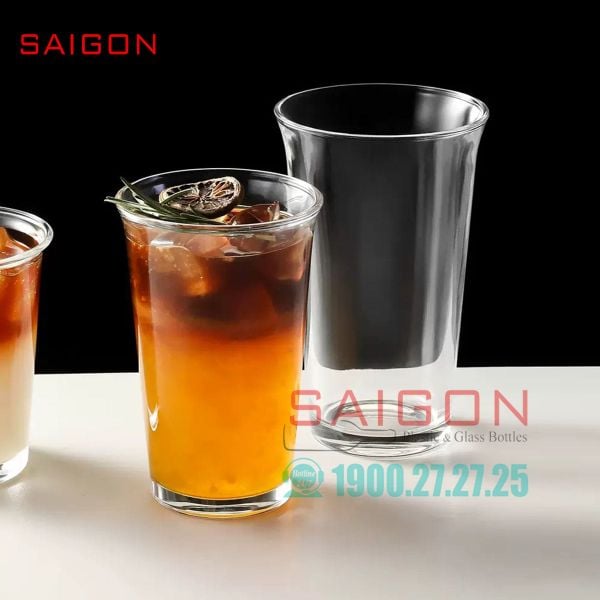 Ly Thủy Tinh Miệng Loe INS Flared Mouth Highball Glass 420ml | INS 9016 , Thủy Tinh Cao Cấp