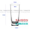 Ly Thủy Tinh Vuông Ocean Plaza Long Drink 405ml | Ocean B11014 , Thủy Tinh Nhập Khẩu Thái Lan