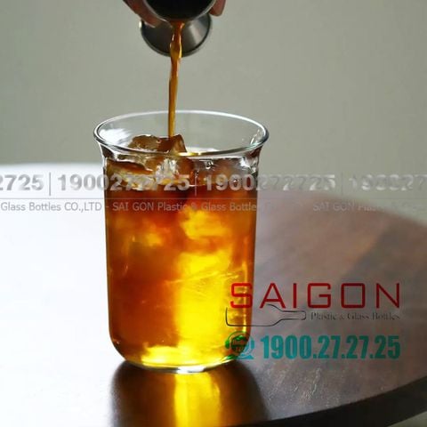 Ly Thủy Tinh INS Flared Tube Hight Ball Glass 497ml | Thủy Tinh Cao Cấp