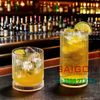 Ly Thủy Tinh Sọc INS Stripes Mark Hight Ball Glass 450ml | INS 814T , Thủy Tinh Cao Cấp