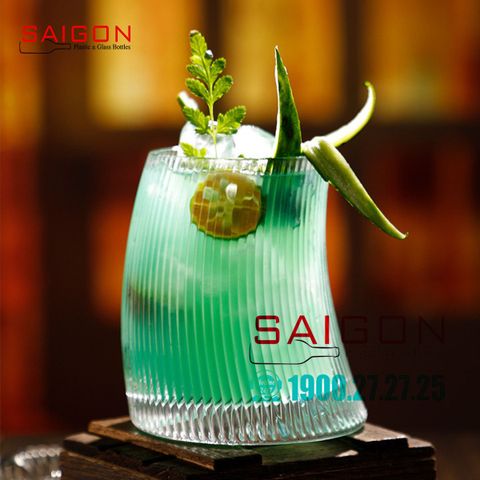 Ly Thủy Tinh INS Strip Bravura Rock Glass 330ml | INS 21134 , Thủy Tinh Cao Cấp