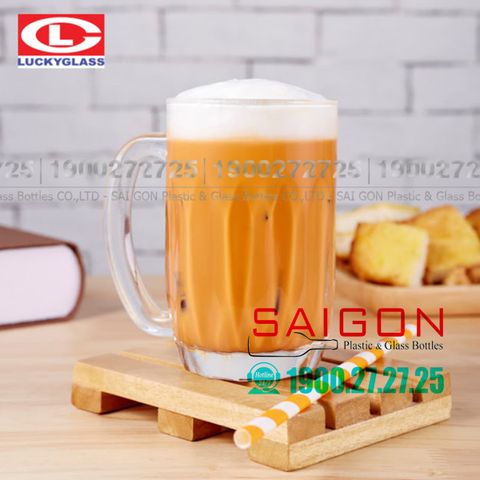 Ly Thủy Tinh Lucky Lotus Mug 330ml | LG-311712(117) , Nhập Khẩu Thái Lan